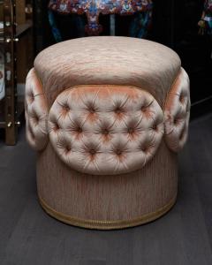  Studio Maison Nurita Studio Maison Nurita Bespoke Ottoman in Pale Pink Sabina Fay Braxton Silk Velvet - 2241177