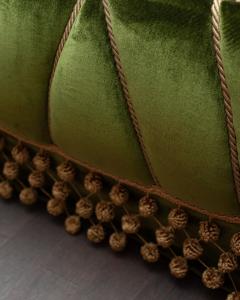  Studio Maison Nurita Studio Maison Nurita Napoleon III Inspired Green Velvet Beaded Chair - 2284399