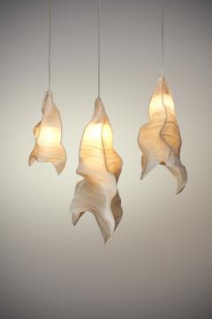  Studio Mirei Modern Fabric Pendant Light Phantasma Set of 3 from Studio Mirei - 4059408