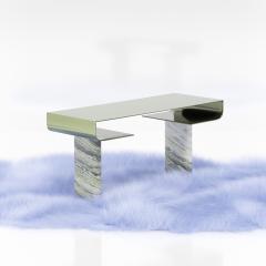  Studio SORS Clasp Desk in green marble - 2453363