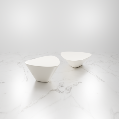  Studio SORS LOUNGE 22 Nesting Coffee Tables in smoothed limestone finish - 2827711
