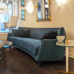  Studio Van den Akker The Anton Curved Sofa in Deep Teal by Van den Akker - 4649798