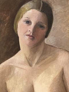  Sue et Mare Art Deco Portrait of a Nude Woman Oil on Board Compagnie des Arts Fran ais - 4752483