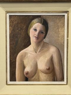  Sue et Mare Art Deco Portrait of a Nude Woman Oil on Board Compagnie des Arts Fran ais - 4752486