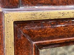  Sue et Mare EXTRAORDINARY ART DECO STYLIZED MODERNIST GILDED FLOWERS TRUMEAU MIRROR - 3678590