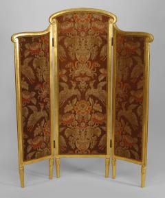  Sue et Mare French Art Deco Low 3 Fold Gilt Screen - 471004