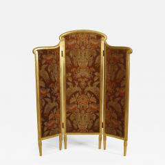  Sue et Mare French Art Deco Low 3 Fold Gilt Screen - 471961
