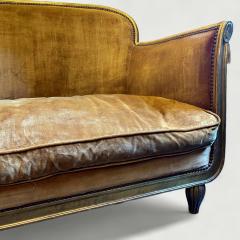 Sue et Mare French Art Deco Small Giltwood Sofa attributed to Sue et Mare circa 1925 - 4370713