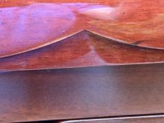  Sue et Mare RARE ELEGANT FRENCH ART DECO MARBLE FLAME MAHOGANY CABINET BY SUE ET MARE - 4618448