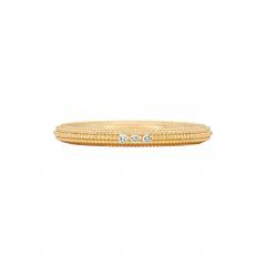  Suneera Suneera Three Diamond Yellow Gold Stacking Ring - 4832775