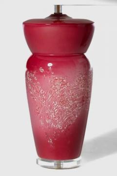  Sunset Lamps Monumental Post Modern Raspberry Pink Sorbet Ceramic Lamps by Sunset c 1980 - 3465029