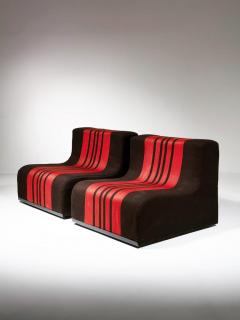  Superstudio Pair of Sofo Lounge Chairs by Superstudio for Poltronova - 4726427