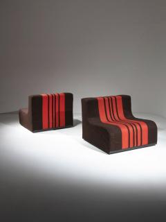  Superstudio Pair of Sofo Lounge Chairs by Superstudio for Poltronova - 4726428