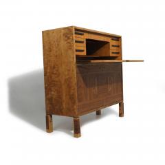  Svenska M belfabrikern A B Svenska Moebel Fabrikerna Swedish Birchwood Secretary Cabinet - 2999564