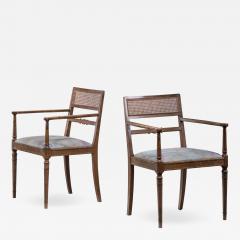  Svenska M belfabrikern Axel Einar Hjorth Pair of Armchairs for SMF Bodafors Sweden 1920s - 1937350