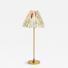  Svenskt Tenn Josef Frank Brass Dressing Lamp with Floral Printed Shade - 2957111