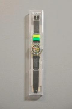  Swatch Vintage Swatch GK402 Black Line Year 1993 Original Box - 3640946