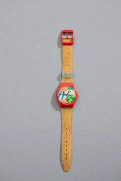  Swatch Vintage Swatch GR116 Collage Dore Year 1993 Original Box - 3640944