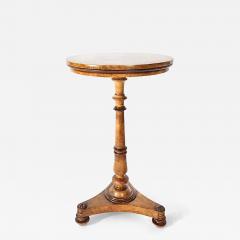  T G Seddon English Mahogany Inlaid Birdseye Maple Occasional Table by Seddons circa 1840 - 4658414