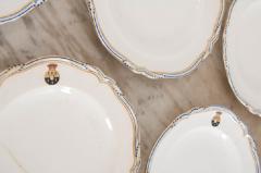  T Goode Company London Set of Six 19th Century Minton China Dinner Plates - 1277795
