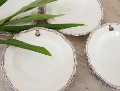 T Goode Company London Set of Six 19th Century Minton China Dinner Plates - 1277796