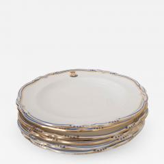  T Goode Company London Set of Six 19th Century Minton China Dinner Plates - 1277945