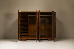  T Woonhuys Art Deco Wardrobe In Pallisander Wood By t Woonhuys Netherlands 1930s - 3232479