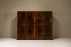  T Woonhuys Art Deco Wardrobe In Rosewood Wood By t Woonhuys Netherlands 1930s - 3863303