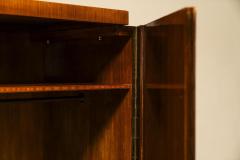  T Woonhuys Art Deco Wardrobe In Rosewood Wood By t Woonhuys Netherlands 1930s - 3863308