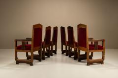  T Woonhuys Set of Six t Woonhuys Dining Room Chairs Amsterdam School The Netherlands - 4419816