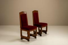  T Woonhuys Set of Six t Woonhuys Dining Room Chairs Amsterdam School The Netherlands - 4419843