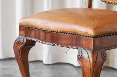  T Woonhuys t Woonhuys Amsterdam Rare Pair of Chairs in Patinated Cognac Leather 1920s - 4528557