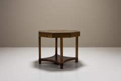  T Woonhuys t Woonhuys Sidetable in Walnut and Ebony The Netherlands 1930s - 3659671