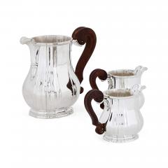  T tard Fr res Antique eight piece silver coffee and tea set by T tard - 2596952