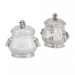  T tard Fr res Antique eight piece silver coffee and tea set by T tard - 2596959