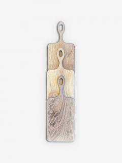  THE WOODEN PALATE HANDLE SET OF THREE - 3681266