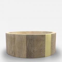  THE WOODEN PALATE MOD BOWL WITH SOLID BRASS INLAY - 3601364
