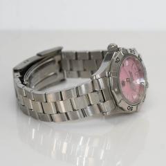  Tag Heuer Ladies Steel Tag Heuer Aqua Racer Pink Mother of Pearl Dial No Box - 4486626