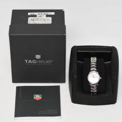  Tag Heuer Tag Heuer Link Stainless Steel Wristwatch Diamond Bezel Dial w Box - 4486576