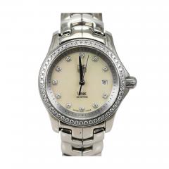  Tag Heuer Tag Heuer Link Stainless Steel Wristwatch Diamond Bezel Dial w Box - 4491193