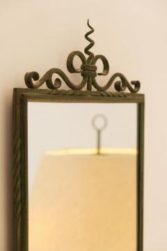  Taidetakomo Hakkarainen Set of Wrought Iron Wall Mirror Lamps Attr Taidetakomo Hakkarainen 1930s - 4583828