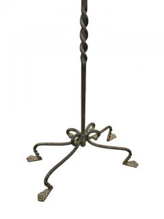  Taidetakomo Hakkarainen Taidetakomo Hakkarainen Wrought Iron Floor Candleholder 1930s - 3958912