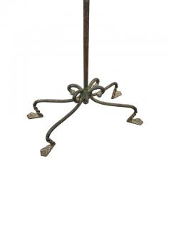  Taidetakomo Hakkarainen Taidetakomo Hakkarainen Wrought Iron Floor Candleholder 1930s - 3958913