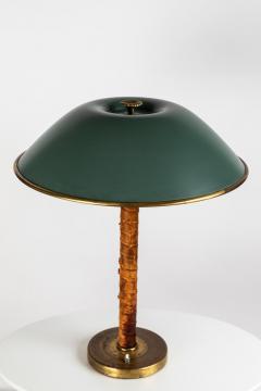  Taito Oy 1940s Finnish Brass and Leather Table Lamp - 829745
