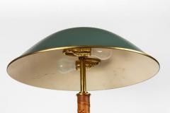  Taito Oy 1940s Finnish Brass and Leather Table Lamp - 829757