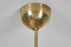 Taito Oy Five Arm 1443 5 Glass Chandelier by Paavo Tynell for Taito Finland 1930s - 4252289