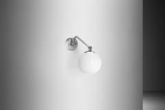  Taito Oy Nickel Plated Brass Wall Lamp by Paavo Tynell for Taito Finland 1930s - 4303623