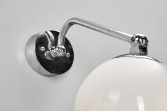  Taito Oy Nickel Plated Brass Wall Lamp by Paavo Tynell for Taito Finland 1930s - 4303631