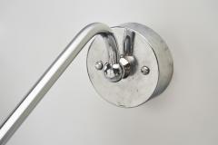  Taito Oy Nickel Plated Brass Wall Lamp by Paavo Tynell for Taito Finland 1930s - 4303632