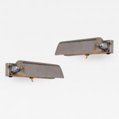  Taito Oy Pair of 1930s Finnish Minimalist Wall Lights Attributed to Paavo Tynell - 1624830